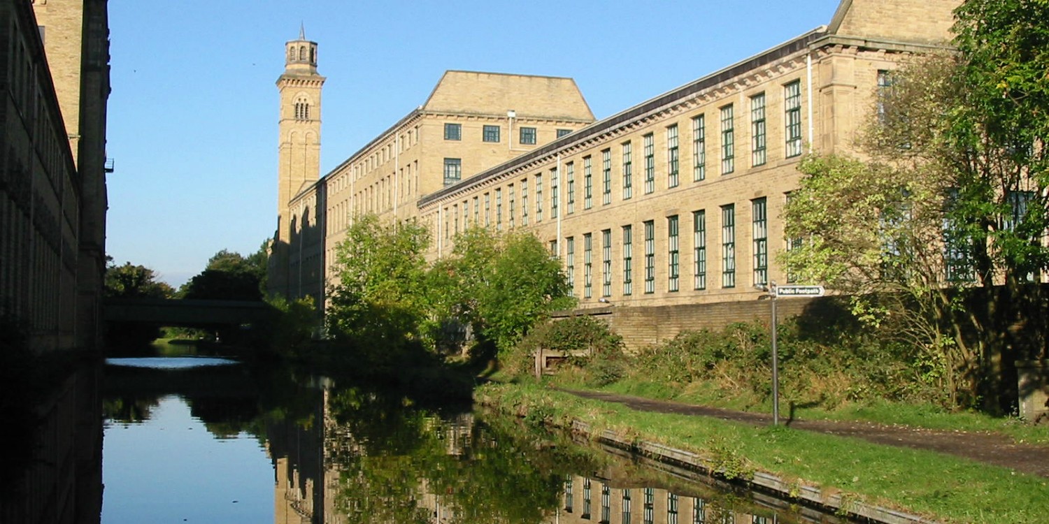 Saltaire on the Leeds and Liverpool