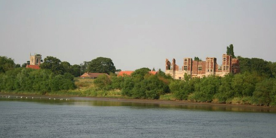 Torksey Castle from the River Trent