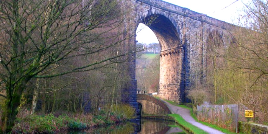 The viaduct near Uppermill