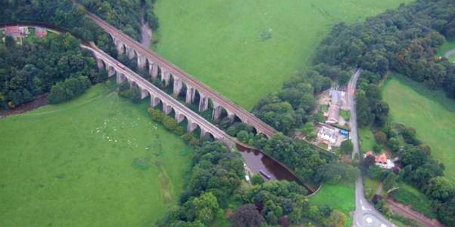 Chirk from the air