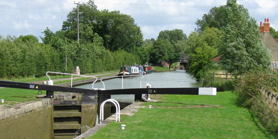 Seend Locks on the Kennet & Avon Canal
