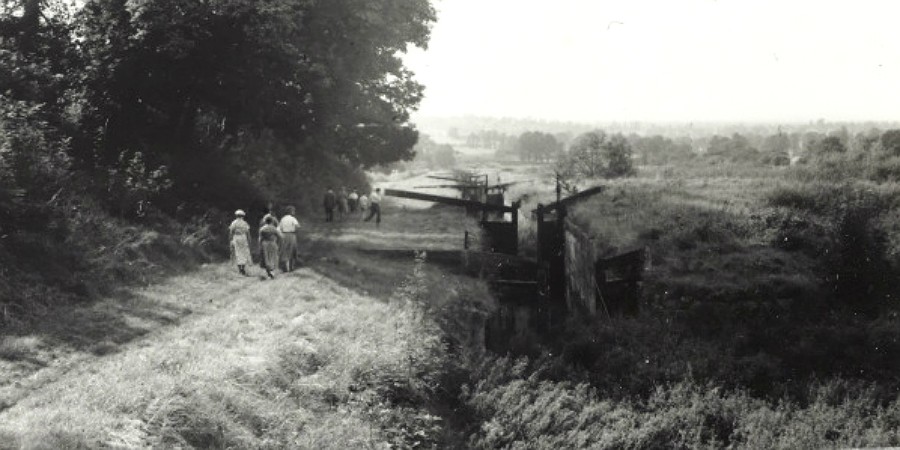 Caen Hill in the 1950s