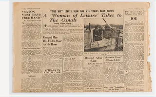 Newspaper Clipping relating to Eily Tolley, an Idle Woman