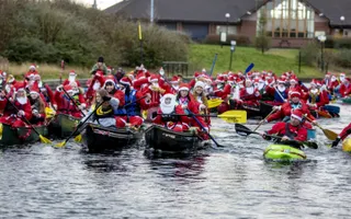 Santa splash, Bootle 2018