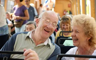 Visitors enjoying Anderton Boat Lift