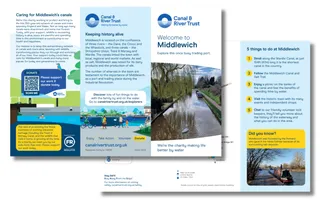 Screenshot of Middlewich map and guide downloadable.