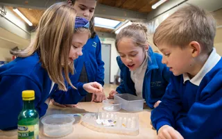 School group at Gloucester Waterways Museum