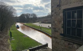 View of Harecastle Tunnel from the side of the fan house