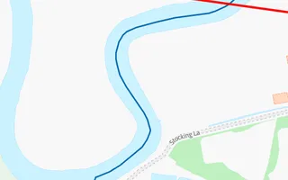 Map of affected section of River Aire