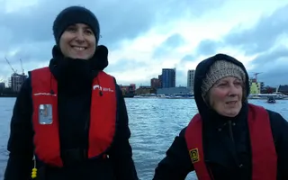 Boating Buddies, Florence and Beryl