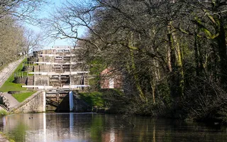 Bingley Five Rise Locks on the Leeds & Liverpool Canal