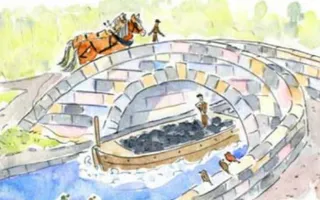 Turnover bridge illustration