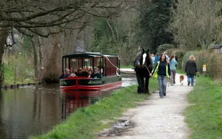 Horse drawn boat trips over Pontcysyllte Aqueduct