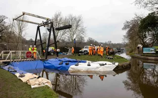 Llangollen Canal breach