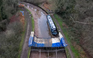 Llangollen Canal breach