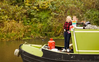 Boating on the canal