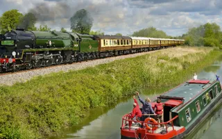 Steam train from Bridge 99 courtesy Tony Bartlett