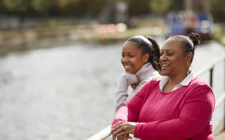 Mother and daughter spending together, Lee Navigation