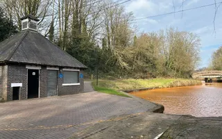 View of Harecastle Tunnel facilities from the northern portal