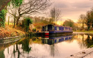 A beautiful canal scene