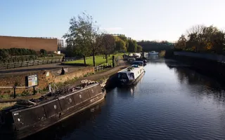 photo of three mills on the river lea