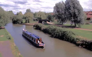 Boat on Aire & Calder Navigation