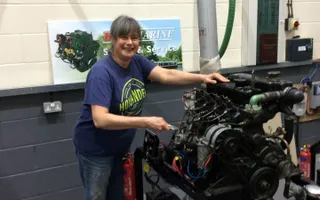 Learning to maintain a boat engine