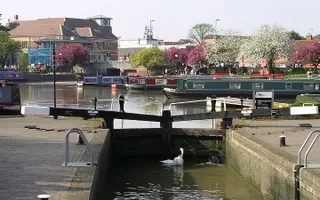 The lock at Stratford upon Avon