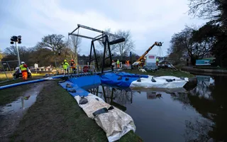 Llangollen Canal breach