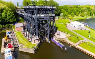 Anderton Boat Lift, near Northwich in Cheshire