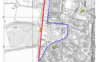Towpath Closure Diversion Route