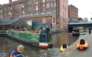 Boating at Castle Wharf, Nottingham