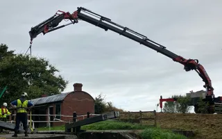 Repairs to vandalism at Audlem Lock 10 Shropshire Union Canal (4)