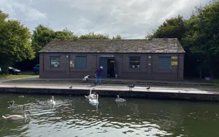 Photo of a visitor centre at Bumble Hole