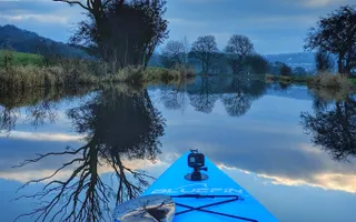 Paddleboarding on the Leeds & Liverpool Canal