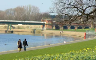 View across Victoria Embankment, Nottingham