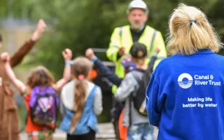 Young people at Leeds Waterfront Festival