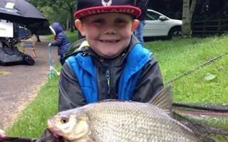 Liam Cooper fishing