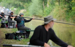 Angling on the canal
