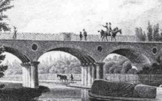 Macclesfield Bridge on the Regent's Canal now known as blow-up bridge