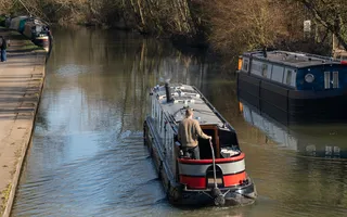 A boat on the canal