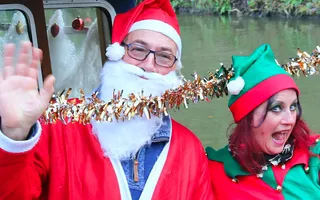 Santa and Glam Elfie