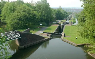 Delph Locks on the Dudley No 1 Canal