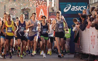 Runners begin their race