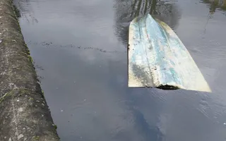 Photo of the obstruction.