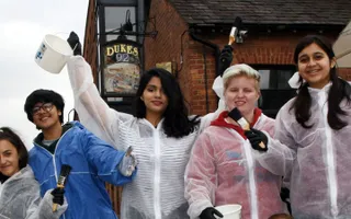 Young volunteers in Manchester