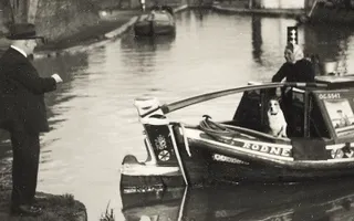 S.E.Barlow horseboat Rodney at Hawkesbury