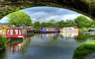 Through the bridge at Garstang