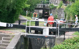 Stoke Lock Flight, Trent & Mersey Canal