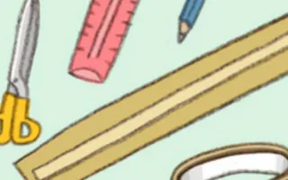 Craft supplies illustration